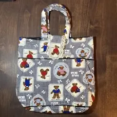 【ゲリラ値下げ中！】レトロなクマ柄バッグ