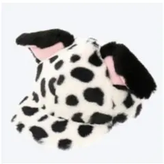 美品 ディズニー 帽子 101匹わんちゃん ファンキャップ 耳付 フワフワファー