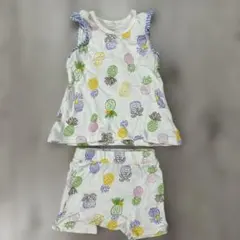 ベビー服　セットアップ　パジャマ　半袖　80〜90サイズ　綿100％