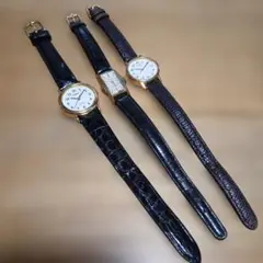 SEIKO他【不動品】腕時計 3点セット【ジャンク品】