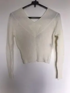 H&M レディース　Vネックニットトップス　セーター　XS