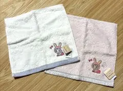 신품 태그 첨부 메조 피아노×질 스튜어트 콜라보 손수건 2장 세트