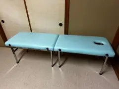 大阪 兵庫県 引き取り 高田ベッド製作所 木製折りたたみ式ベッド 青 大阪 兵庫県 引き取り 高田ベッド製作所 木製折りたたみ式ベッド 青