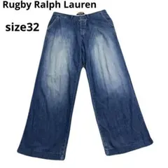 希少　廃盤　RALPH LAUREN RUGBY デニムパンツ ボタンフライのサムネイル