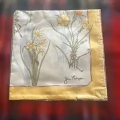Jim Thompson ジムトンプソン花柄シルクスカーフ 新品未使用