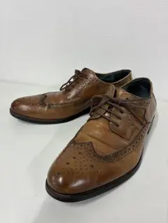 STACY ADAMSウィングチップ レザーシューズ ブラウン