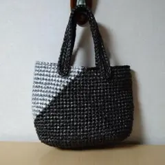 ハンドメイド　手提げバッグ　PEテープ