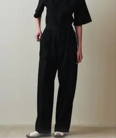 ＜Steven Alan＞ライトオンスデニム テーパードパンツ M BLACKのサムネイル
