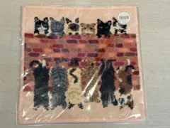 【新品未開封】FEILER フェイラー ハンカチ 猫柄 ピンクのサムネイル