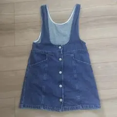 GU130デニムジャンバースカート