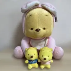 Disney Baby Pooh ぬいぐるみ &Poohマスコット　キーホルダー