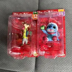 ディズニーオーナメントくじ　スティッチ&ニック　セット