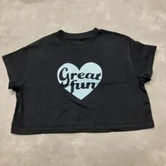 GU 半袖トップス　黒　120cm