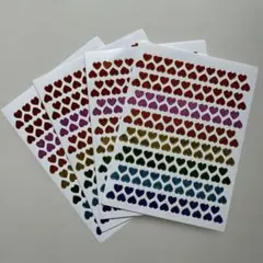 ハート型シール 4枚セットまとめ売り