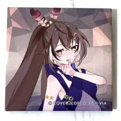 ホロライブ deco*27 holo*27 スクエア　缶バッジ　七詩ムメイ
