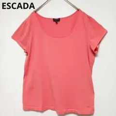​【希少XL】エスカーダスポーツTシャツロゴラインストーン ピンクポルトガル製のサムネイル