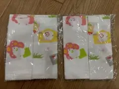 和風　ひつじ柄　ガーゼハンカチ　 2枚×2パック（4枚）セット　新品、未使用