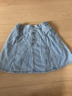 GU 女の子　デニムスカート　130