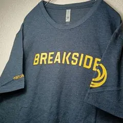 アメリカ古着 BREAKSIDE 半袖 Tシャツ XL ネイビー
