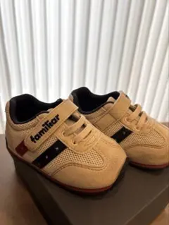 familiar ベビーシューズ 13.5 cm ベージュ