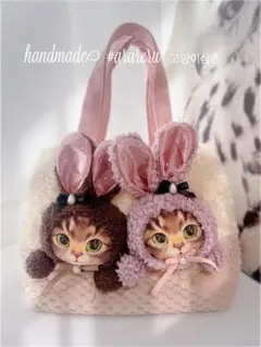 コヤンイサムチョン　トートバッグ　ハンドメイド　サンダーちゃん