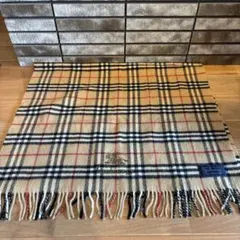 BURBERRY バーバリー カシミヤ マフラー ノバチェック【103】 - メルカリ