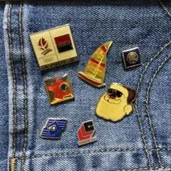 ヴィンテージピンバッチセット