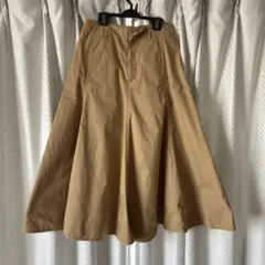 【UNIQLO U】フレアスカート ベージュ