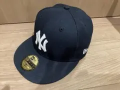 美品 NEW ERA ニューエラ 59FIFTY ヤンキース ネイビー7 1/4