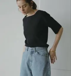 カットショルダーバフスリーブプルオーバーのサムネイル