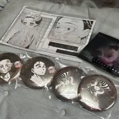 鬼滅の刃 ufotable ダイニング 缶バッジ 狛治 恋雪 慶蔵　ウエハース