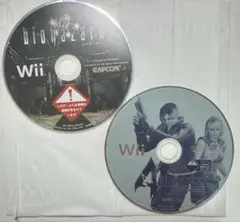 バイオハザード 【1・4】Wii セット（傷あり）