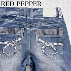 【入手困難✨】RED PEPPER レッドペッパー Y2K レザー デニム