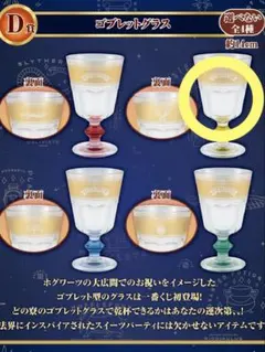 ハリーポッター D賞 ゴブレットグラス ハッフルパフ