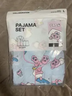 SPAO おぱんちゅうさぎ　パジャマ　ブルー　Lサイズ