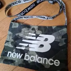 new balance サコッシュ カモフラージュ柄 ショルダーバッグ