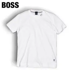 l*o様 美品　ヒューゴボス マーセライズドコットン Tシャツ M 白 高級素材のサムネイル