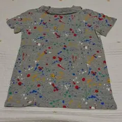 カラフルスプラッシュプリントTシャツ