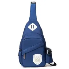ボディバッグ キッズ 子供 斜めがけ ショルダーバッグ 男の子 女の子 ブルー