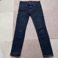 ダークブルー スキニーデニム