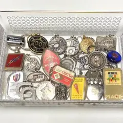 フランス産キーホルダー22個 アンティーク 大量セット 65-4