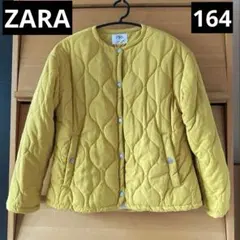 《ZARA》ザラキッズ　アウター　裏ボア中綿ブルゾン　164㎝　イエロー