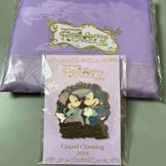 ファンタジースプリングスホテル開業記念 ピンバッジn開業記念 ピンバッジ 数量限定！ファンタジースプリングスホテルでもらった一生もののお宝
