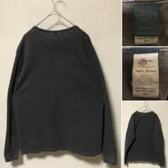 大人気❗️日本製 Good On グッドオン ピグメント加工 ロンT 黒Mのサムネイル