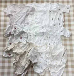 新生児ベビー肌着9点セット 50-60cm