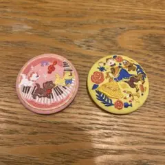 ディズニー刺繍ピンバッジ2点セット