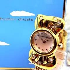 tsumori chisato ツモリチサト リボン クォーツ 稼働品 ゴールドのサムネイル