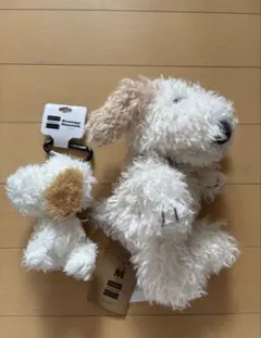 スヌーピー ミュージアム　ゆるくたぬいぐるみアンディ　マスコットキーホルダー㊶