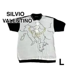 SILVIO VALENTINO ポロシャツ Lサイズ