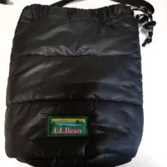 【L.L.Bean 】中綿入り 巾着バッグ ブラック